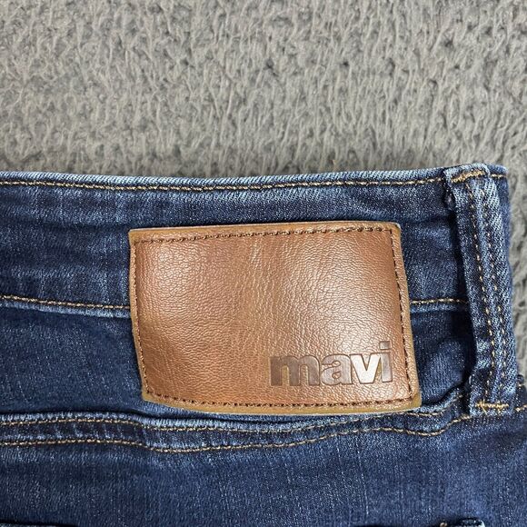 Mavi Jeans Mens 34x34 (Fits 31x32) Blue Jake Slim Fit Dark Wash Denim Stretch - Picture 9 of 15